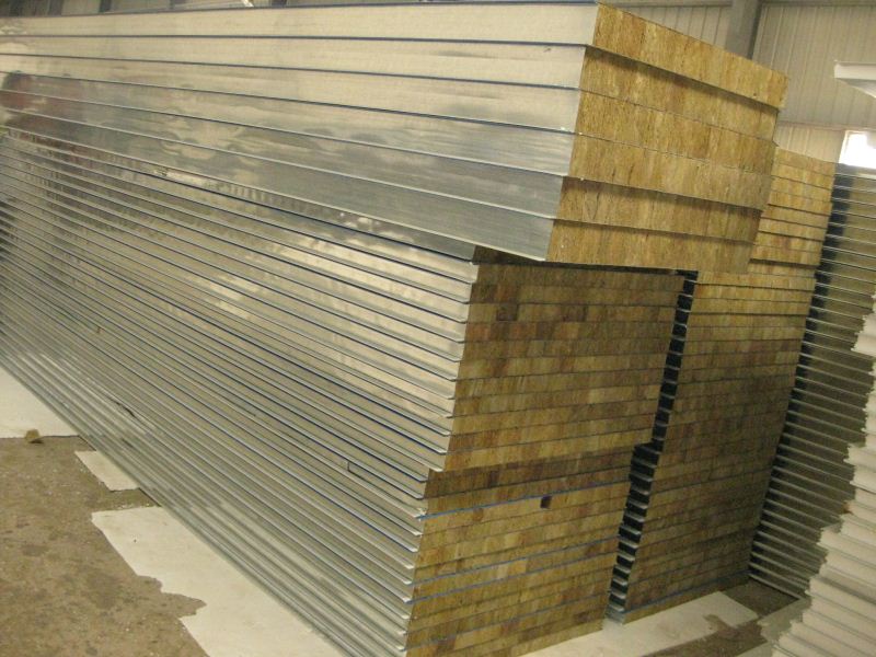 100mm岩棉夹芯板