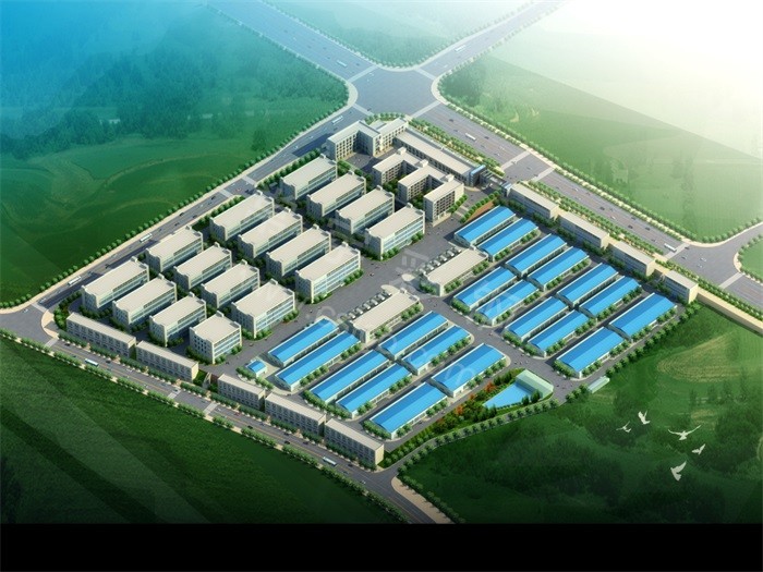 镀锌C型钢应用案例_望城新雅创业园钢结构厂房