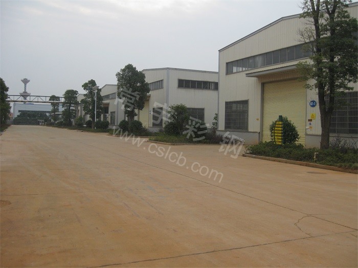 彩钢瓦应用案例_望城新雅创业园钢结构厂房